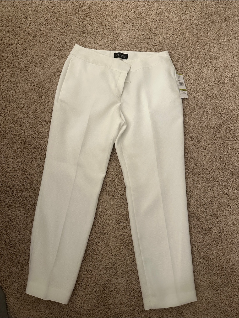 Worthington White Tailored Women's Dress Pants